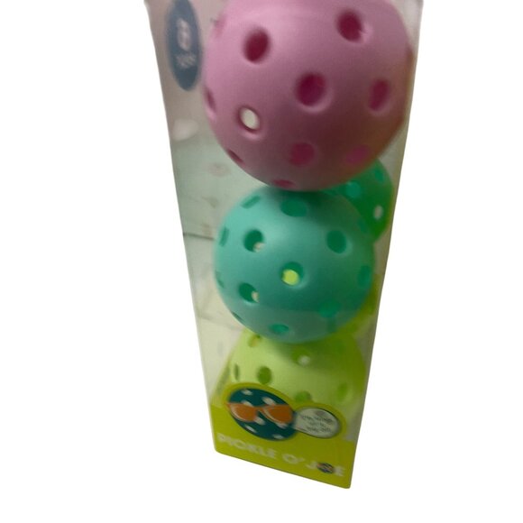 Pickle OJoe 40 Hole Performance Pickleballs 6 Pack For Indoor Outdoor Use - Picture 3 of 6